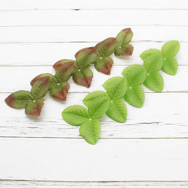 

decorative flowers & wreaths 100 pieces artificial flower ornamentation plants leaves for home decor christmas gifts candy box diy