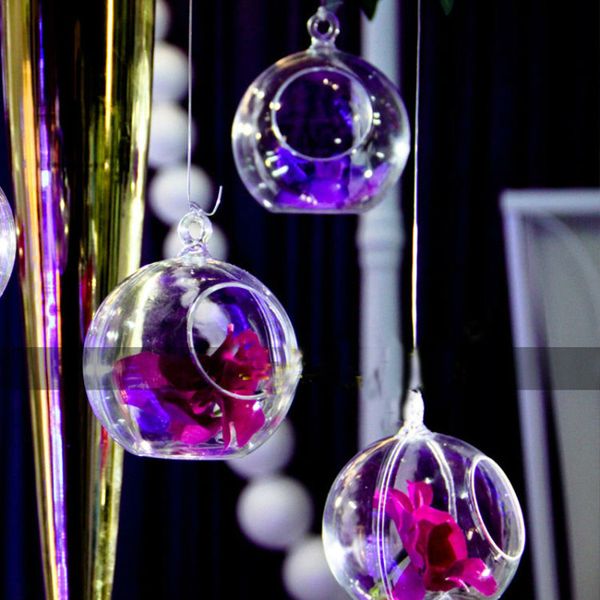 Европейская и американская поп -прозрачная акриловая рождественская украшение подвесное мяч для свадебного участка