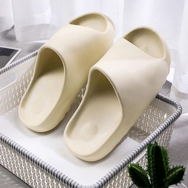 

summer home women heel slippers 4cm thick bottom serrated sole non slip bathroom ladies slides indoor couples platform, Black