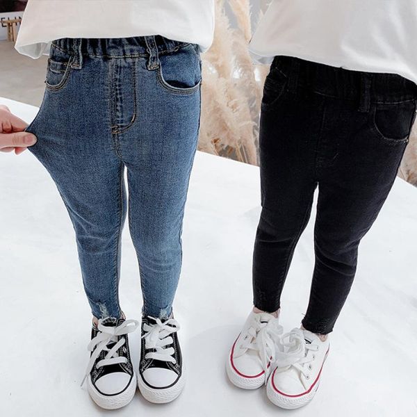 

jeans baby girl hole for girls spring autumn kids casual style kid clothes, Blue