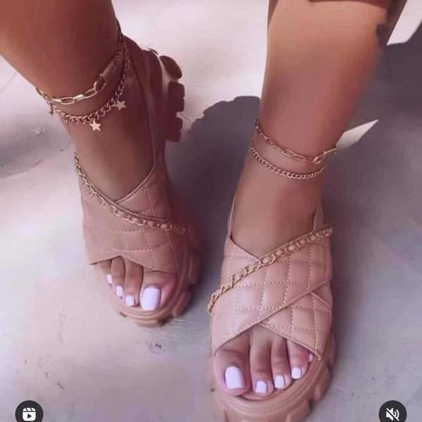 

sandals 2021 summer women wedge sandal female casual slides woman platform shoes ladies outdoor beach sandalias, Black