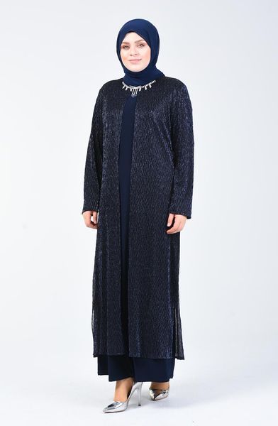 

ethnic clothing minahill big size suit for looking evening dress navy blue 1076-02, Red