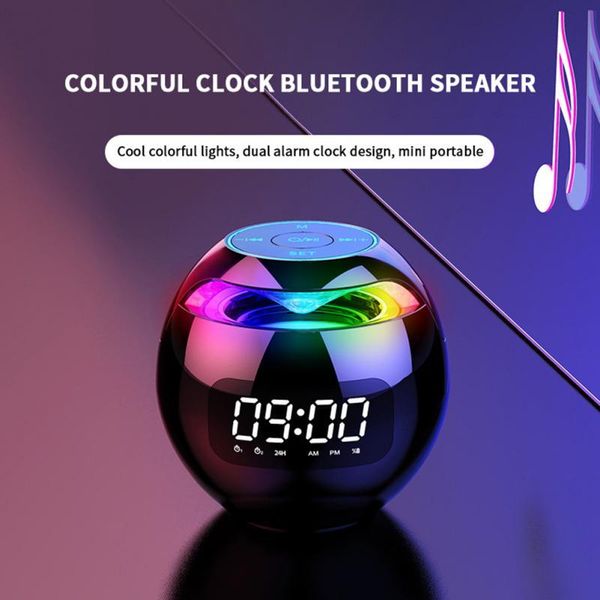 

portable speakers g90s wireless bluetooth speaker colorful subwoofer with high sound quality and long standby clock