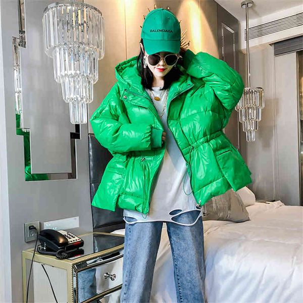 

women's hooded et, thick warm rain large quilted coat, korean fashion, winter, h830, Black;brown