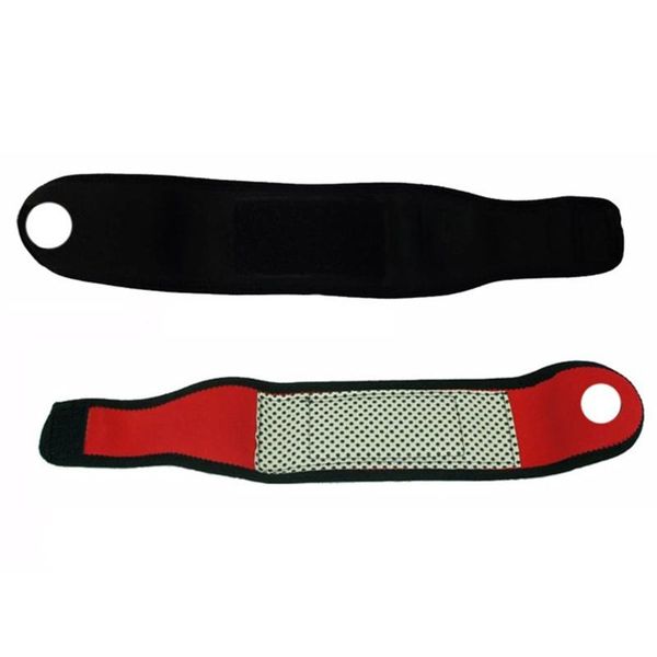 

wrist support 1pcs self-heating brace guard protector men winter keep warm band sports product wristband approving, Black;red