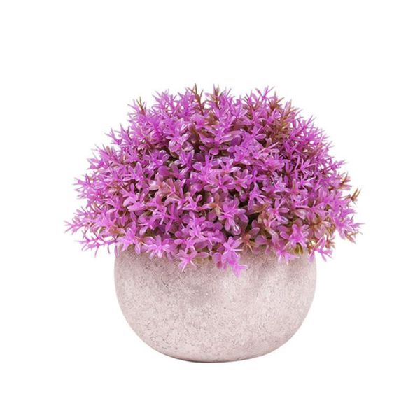 

decorative flowers & wreaths artificial potted plant fake flower faux simulation hemisphere bonsai wedding office plastic gift realistic dec