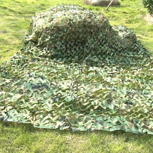 

hunting sets 1.5x6m/2x5m/2x6m/5x3m camping camo net army woodland jungle camouflage nets shooting hide netting sun shelter car tent