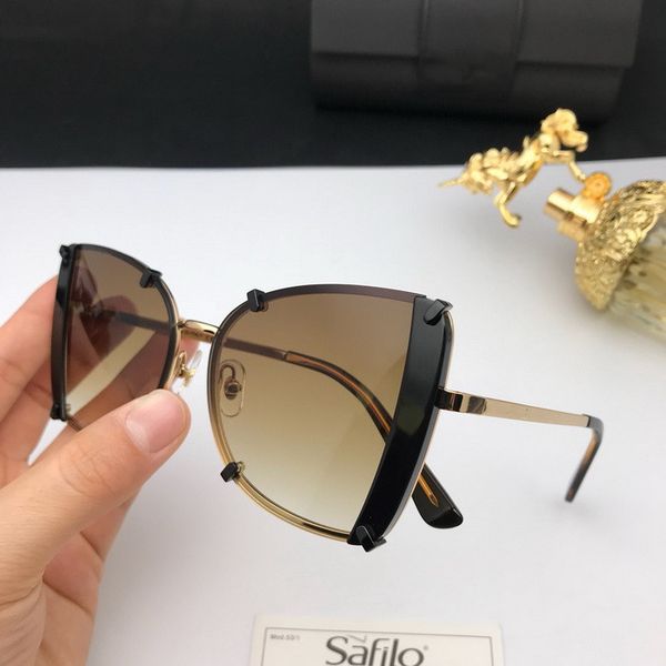 

new arrivals sunglasses glasses metal women men goggle refletive sun glasses one piece female mirror shades uv400 with box, White;black