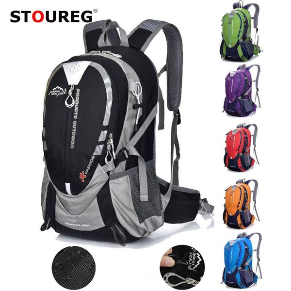 Сумки на открытом воздухе водонепроницаемый альпинистский рюкзак, большая емкость мужская туризм, мешок для кемпинга, дышащий велосипедный рюкзак