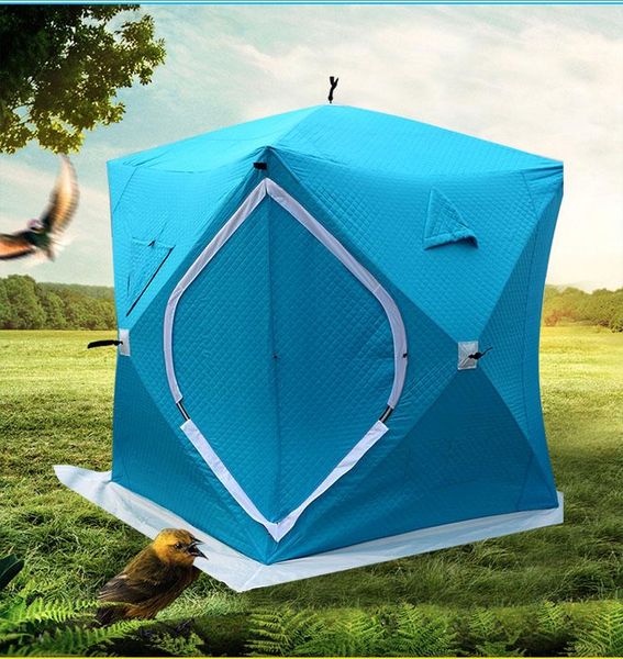 

winter ice fishing tent automatice opening large cotton warm for hiking outdoor tents and shelters