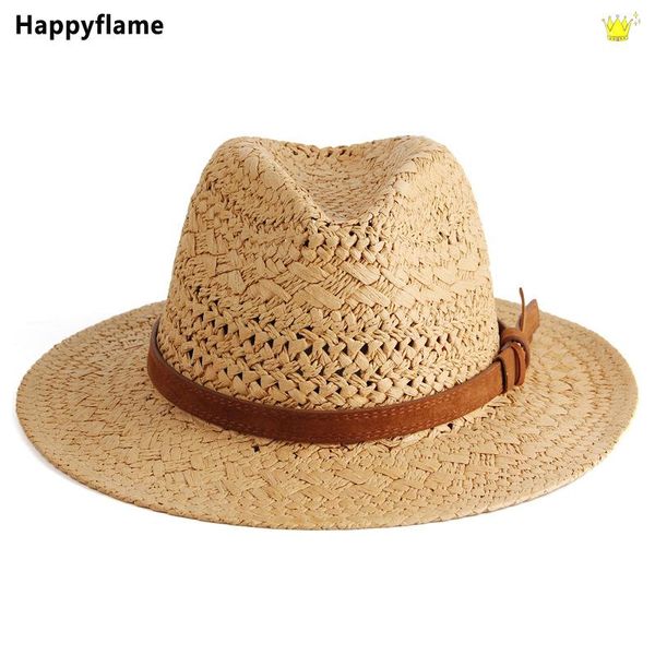 

wide brim hats couples panama hat summer sun for women man beach straw men travel uv protection sombreros de mujer, Blue;gray