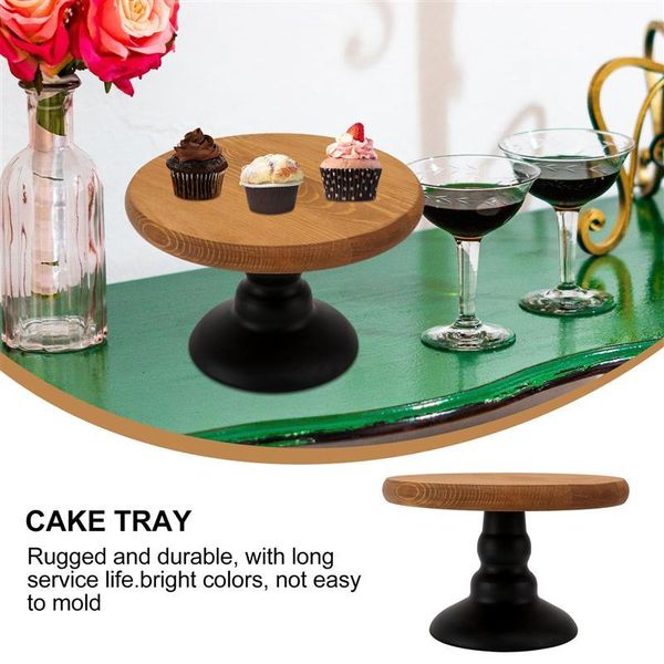 

other bakeware wooden cake tray creative dessert stand festival wedding supply brown