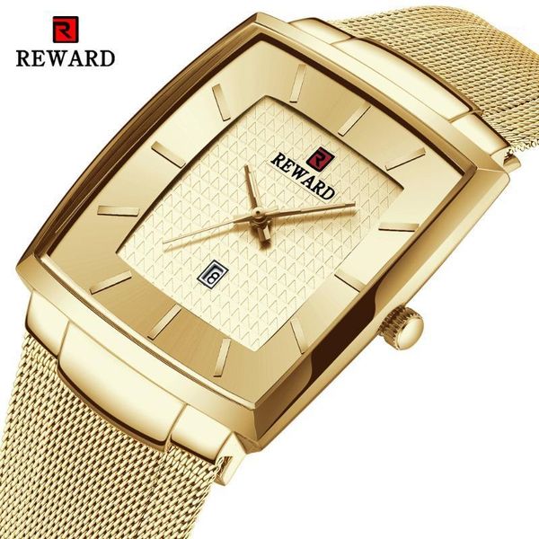 

men gold watches stainless steel quartz watch business waterproof date wristwatch relogio masculino wristwatches, Slivery;brown