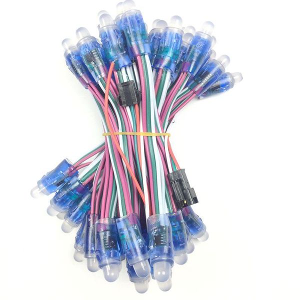 

500pcs 12mm ws2811 full color led pixel light module dc5v ip68 waterproof rgb 2811 1903 ic digital christmas modules