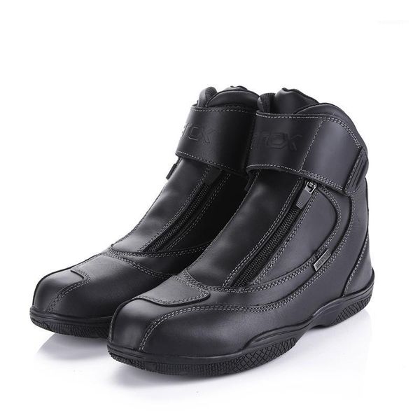 

cowhide shoes motorcycle racing men boots mountain bike atv mx motocross off-road shoes1