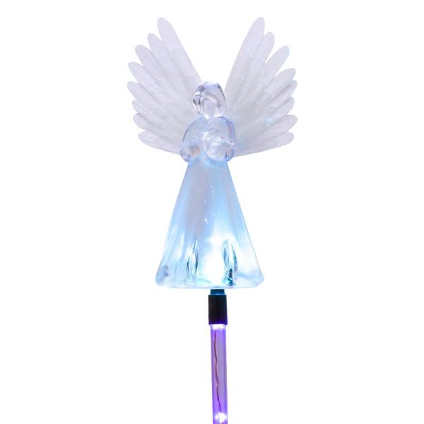 

wall lamp 1pc solar angel light led outdoor waterproof landscape lights garden