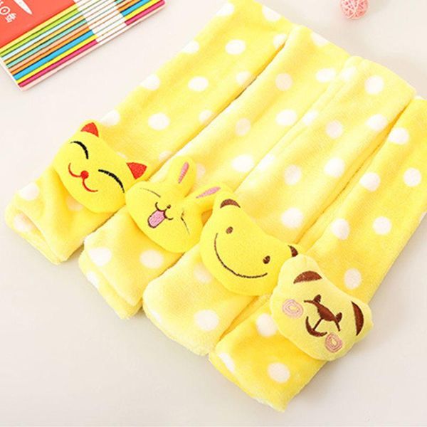 

party masks toddler baby kids winter plush scarf cute 3d animal doll bright candy color neck 2xpc