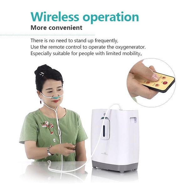 

1-5l oxygen generator dz-1w mini machine portable small touch screen with remote control 220v wet towel dispensers