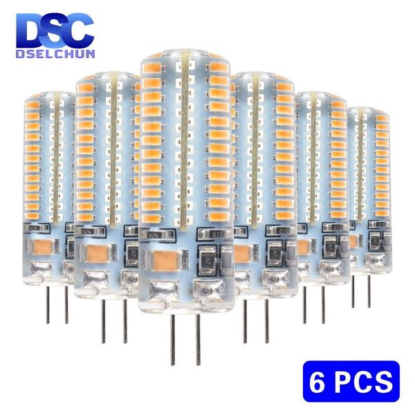 

bulbs 6pcs/lot g4 led bulb ac dc 12v 220v 1w 2w 3w 4w 5w replace halogen lamp light 360 degrees spotlight chandelier lighting