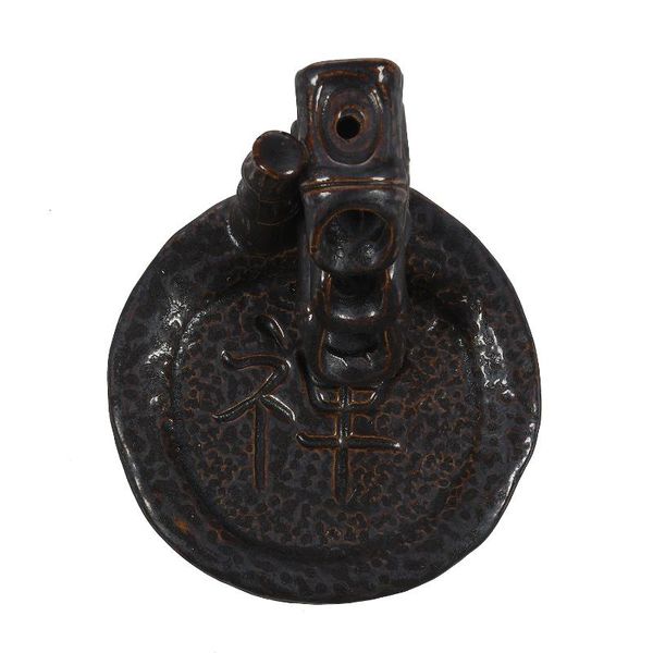

sachet bags cnim ceramic lotus flower incense burner holder # 23 bronze