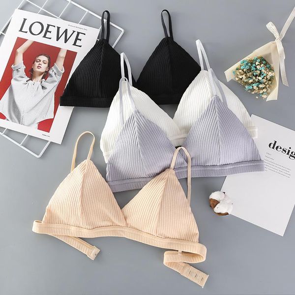 

girl bras lingerie elegant bra comfortable  underwear women summer crop seamless bralette wireless cotton yoga outfit