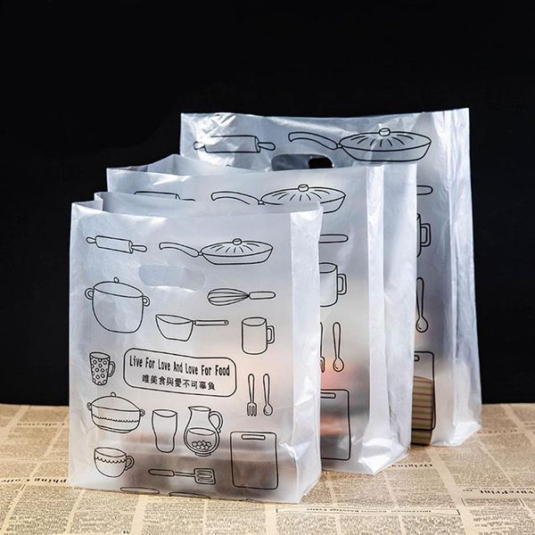 

gift wrap 50pcs candy cookie plastic bags for packaging baking bread biscuit cake box bag food storage wrapping pouches shopping