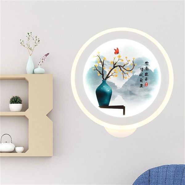 

wall lamps contemporary creative indoor led pattern art sconces lights for home lamp