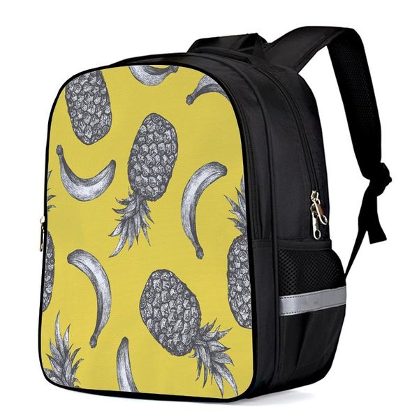 

backpack vintage hand drawn fruits toddler boy girl elementary school kindergarten