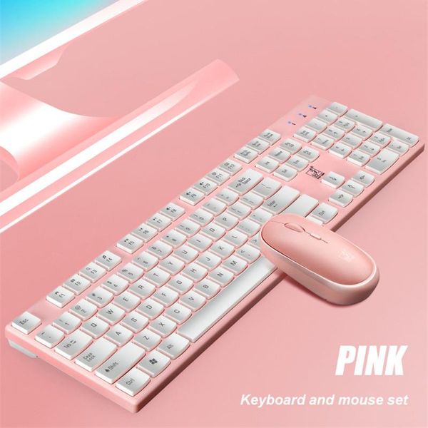 

keyboard mouse combos wireless gaming and sets 2.4g square button mute optical computer gamer for lappc retro style keyboards