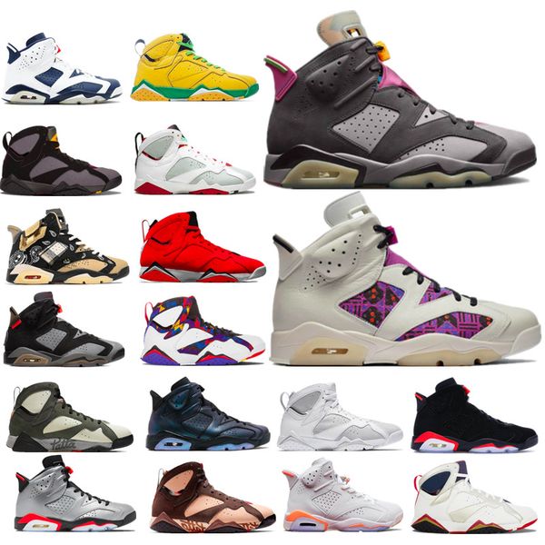 

6 6s mens women basketball shoes 7 7s barcelona nights raptro charcoal washed denim psgs tiffany blue bordeaux travis black infrared trainer