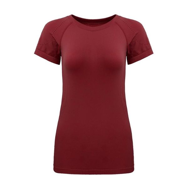 

quick-drying t-shirt women's short-sleeved sports tights summer net red was thin fitness yoga clothes products running jerseys, Black;blue