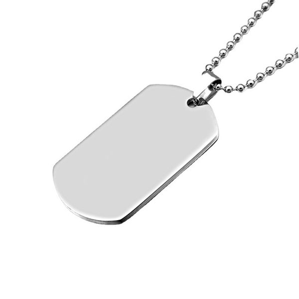 

stainless military metal laser engraving tag, titanium steel dog tag