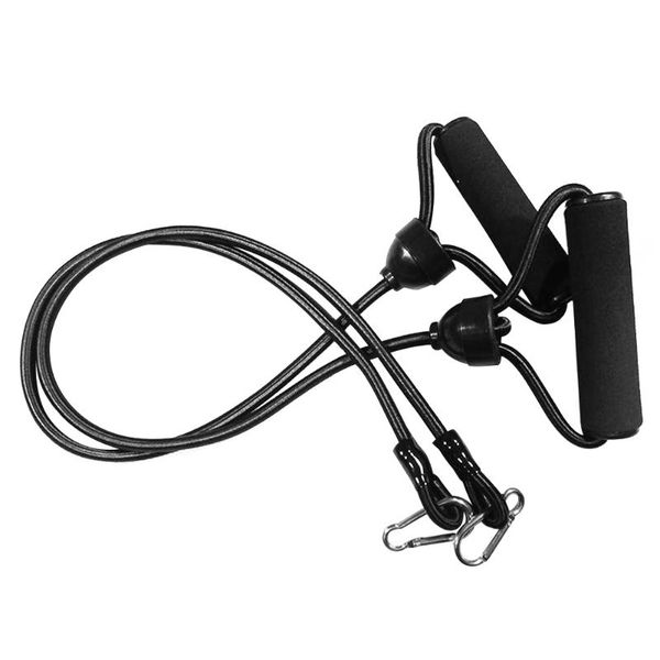 

1pair men women elastic with handle resistance bands fitness equipment yoga weight loss training exercise home sit up pull rope
