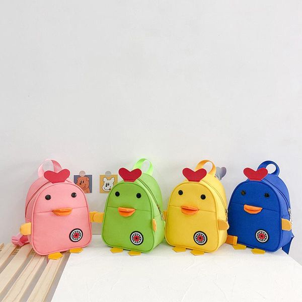 

backpack cartoon chicks schoolbags for girls cute casual college bags kids bag kindergarten children