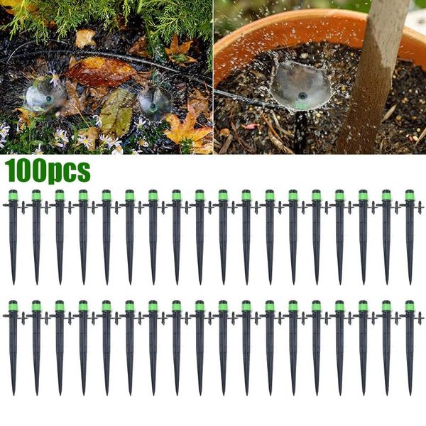 

pcs/set micro bubbler drip irrigation adjustable emitter stake water dripper home graden supplies watering equipments