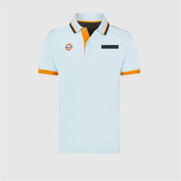 

2021 formula one f1 racing polo shirt team uniform summer lapel short sleeve