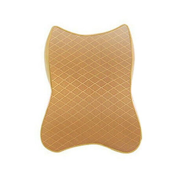 

seat cushions car 1x headrest memory foam head rest support cushion beige parts
