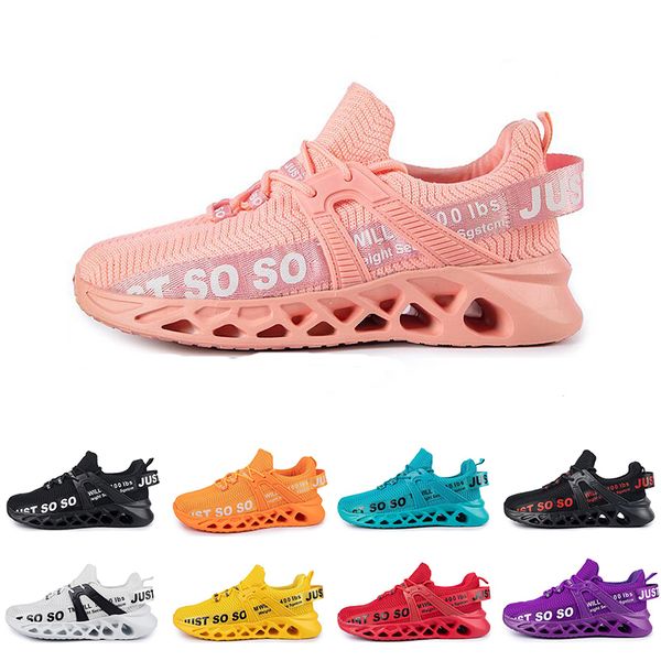 

men women running shoes fashion trainer triple black white red yellow purple green blue orange light pink breathable sports sneakers eightee