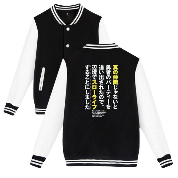 

men's jackets 2021 banished from the heroes' party 2d print baseball sweatshirt casual jacket men/women clothes, Black;brown