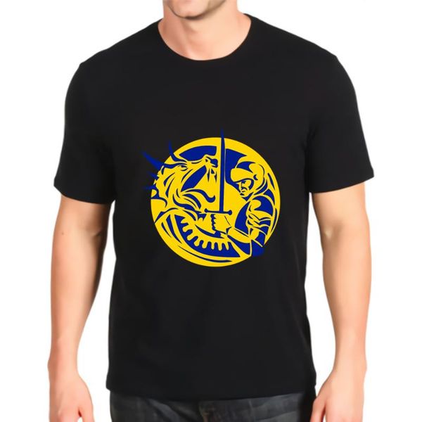 

men's t-shirts fashion printed tshirt dragon fighting knight ci mens loose customization tees, White;black