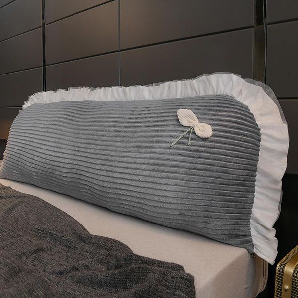 

soft velvet lace single and double head cushion pillows decorate the bedroom as a gift for family pillow