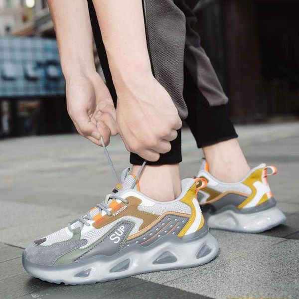 

straight men's sho 2021 casual running versatile dad autumn youth student sports