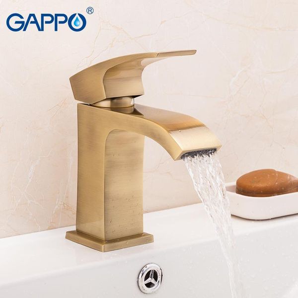 

bathroom sink faucets gappo basin mixer faucet waterfall bronze taps for griferia