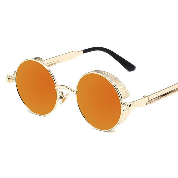 

outdoor eyewear 2021 classic steampunk sunglasses multicolor round mountaineering riding glasses summer goggles