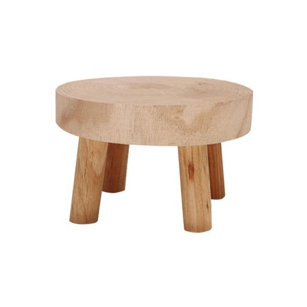 

stool home decor garden flower pot bonsai standing succulent display wooden holder base indoor outdoor balcony plant stand planters & p