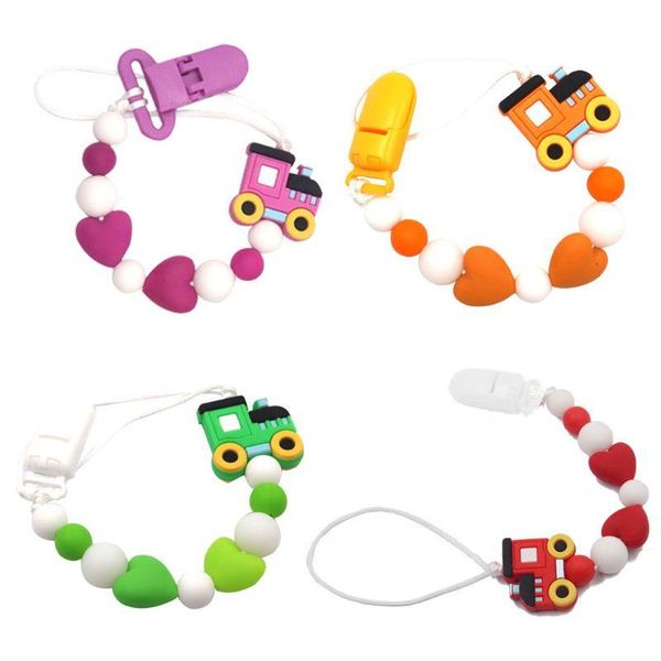 

pacifier holders&clips# baby clips car silicone beads chain holder shower gift