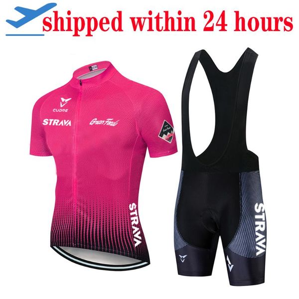 

racing sets 2021 strava black cycling jersey 19d bib set mtb uniform bike clothing quick dry bicycle wear clothes mens short maillot culotte, Black;blue