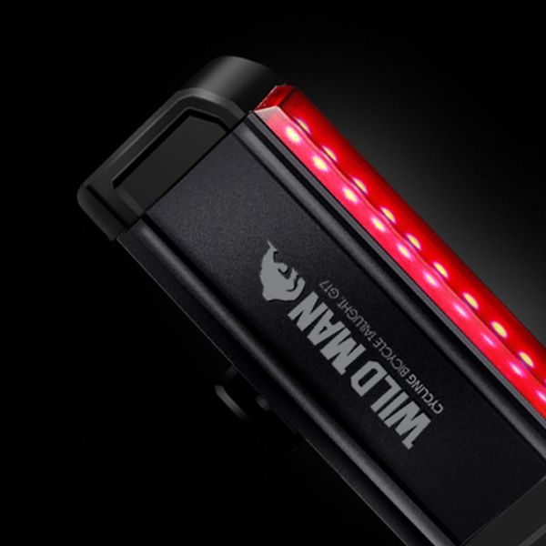 

bike lights outdoors with fixing band usb charging bicycle taillight aluminum alloy safe waterproof bright night riding adjustable warning