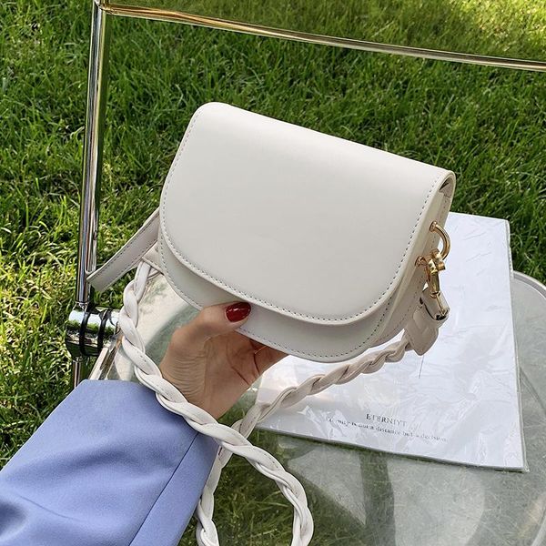 

cross body high-quality basic ladies bags 2021 spring and summer trendy fashion all-match texture one-shoulder messenger bag