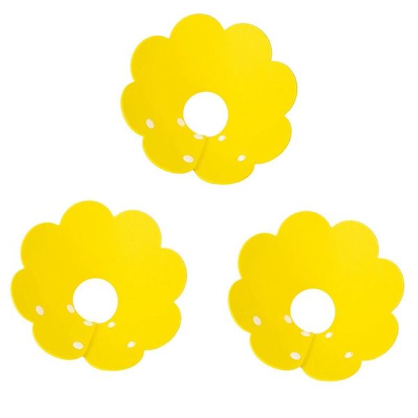 

practical 3pcs sun flower headgear cats dogs pets anti-licking anti-scratch neck collars cat & leads